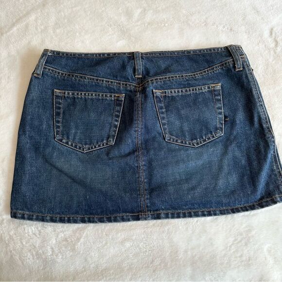 Abercrombie & Fitch Y2K Denim Mini Skirt Size 4 - Picture 6 of 9